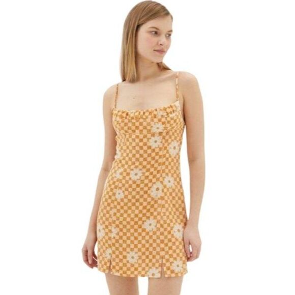 Urban Outfitters Lumi Printed Bodycon Mini Dress - Picture 1 of 8